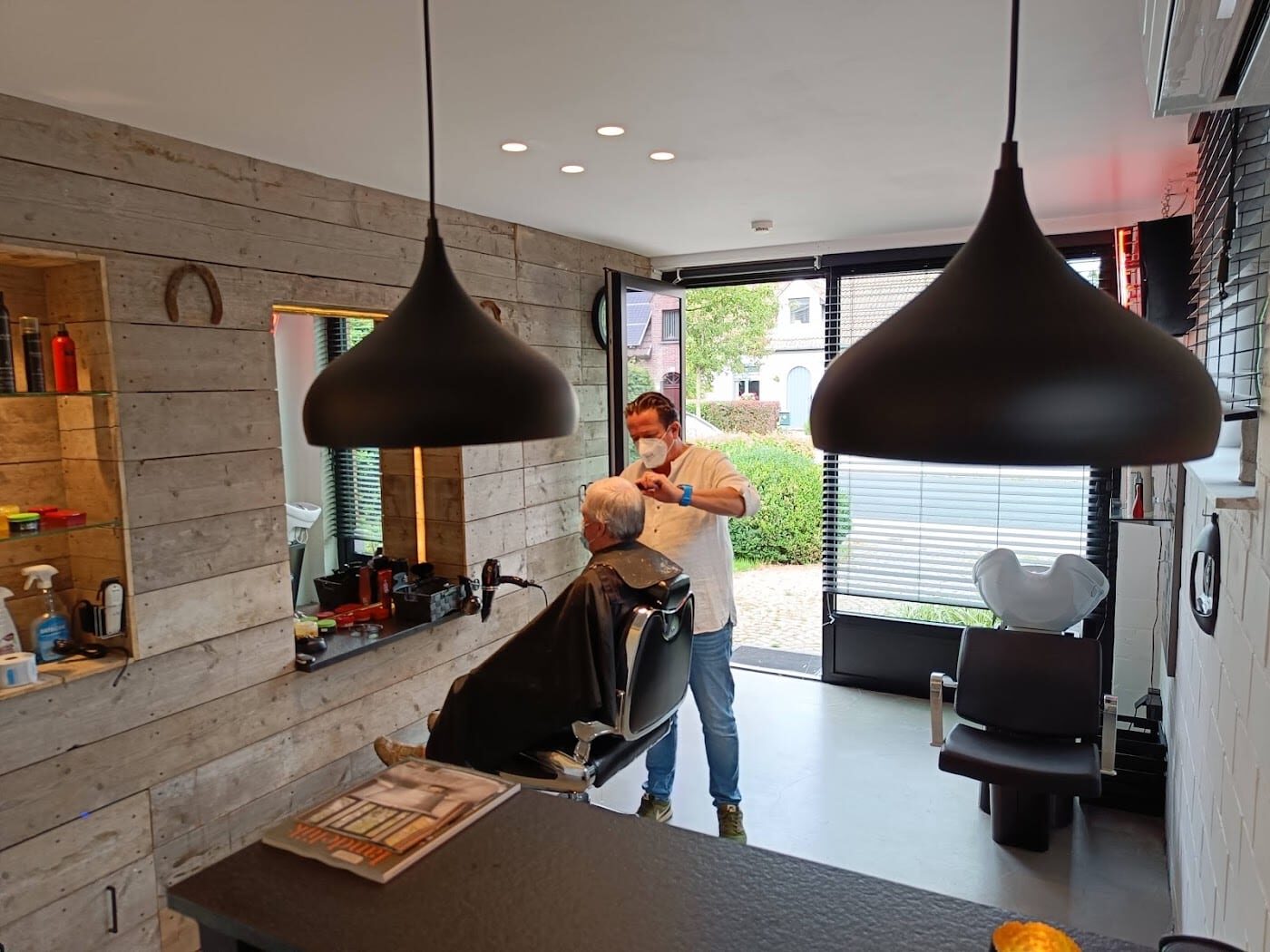 One barber. One chair. Every time.